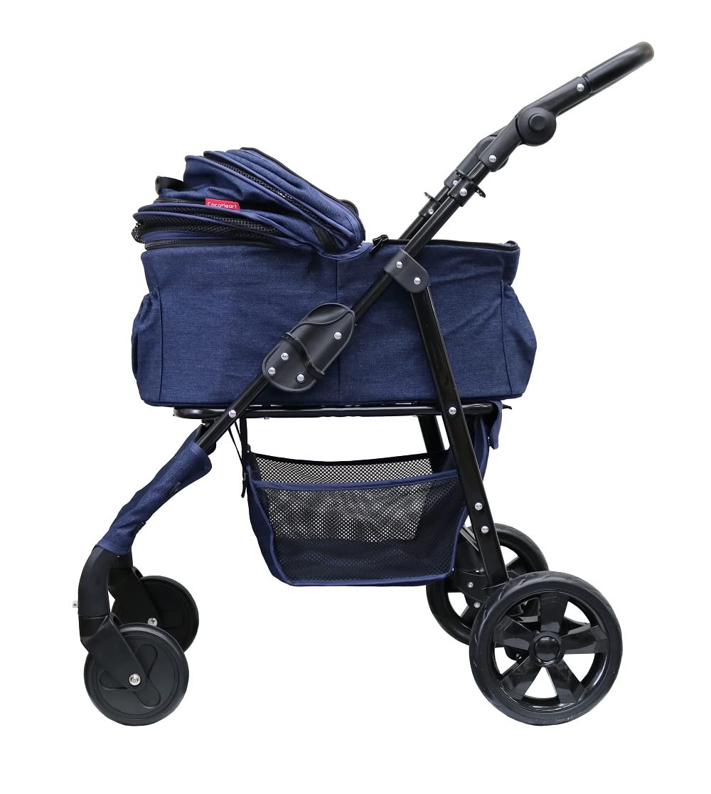 ココハート 甘えん坊バギーミディアム デニム Amazon.co.jp: COCOHEART ココハート 甘えん坊バギーMedium 4輪ペット